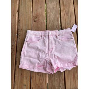 Wild  Fable Womens 12 High Rise Jeans Short Light Pink